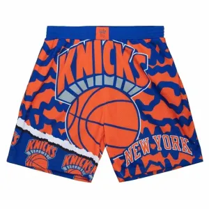 Mitchell & Ness shorts New York Knicks Jumbotron 2.0 Submimated Mesh Shorts royal - Size:L