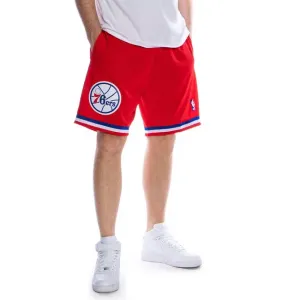Mitchell & Ness shorts Philadelphia 76ers red Swingman Shorts  - Size:L