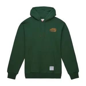 Mitchell & Ness sweatshirt Branded M&N Essential Graphic Logo Hoodie dark green - Size:L