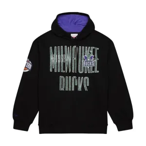 Mitchell & Ness sweatshirt Milwaukee Bucks NBA Team OG Fleece 2.0 black - Size:L
