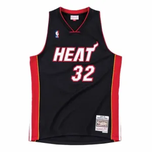 Mitchell & Ness Miami Heat #32 Shaquille O'Neal Swingman Road Jersey black - Size:M