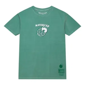 Mitchell & Ness T-shirt Dallas Mavericks Golden Hour Glaze SS Tee green - Size:L