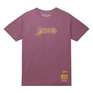 Mitchell & Ness T-shirt Los Angeles Lakers Golden Hour Glaze SS Tee light purple - Size:2XL