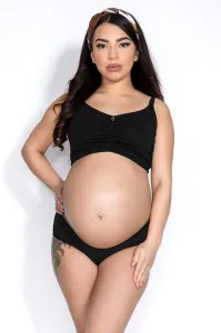 Dojčiaca podprsenka Mitex Mama Bra Čierna 80C