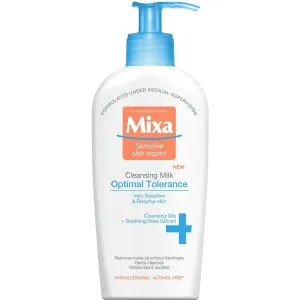 Mixa Optimal Tolerance 200 ml čistiace mlieko pre ženy na veľmi suchú pleť; na citlivú a podráždenú pleť