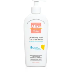 Mixa Baby vyživujúci umývací gél a šampón pre deti na telo a vlásky 2v1 250 ml