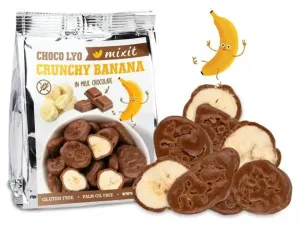 MIXIT Choco Lyo Banana in Chocolate mrazom sušené ovocie v čokoláde 70 g