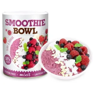 MIXIT Smoothie Bowl instantná kaša bez lepku príchuť Berry & Banana 380 g