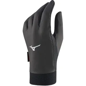 Mizuno WIND GUARD GLOVE Unisexové  vetruodolné rukavice, tmavo sivá, veľkosť #416784