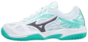 Mizuno Break Shot 3 Clay White/Iron Gate EUR 40 Women's Tennis Shoes #459571