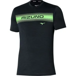 Mizuno CORE MIZUNO TEE Pánske bežecké tričko, čierna, veľkosť #6386181