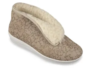 Dámske béžové vzorované papuče MJARTAN MILA