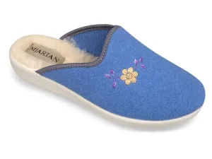 Dámske modré papuče MJARTAN DANA #1790308