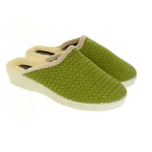 Dámske zelené papuče MJARTAN EMA #1791170