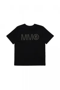 Tričko Mm6 Mm6T66U Maglietta Čierna 10Y