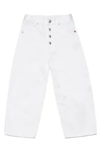 Džínsy Mm6 Trousers Biela 6Y