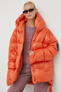 Páperová bunda MMC STUDIO Jesso dámska, oranžová farba, zimná, oversize