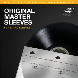 Mobile Fidelity Sound Lab Mofi Record Inner Sleeves Pack (50 x Plastic Inner Sleeves for LP)