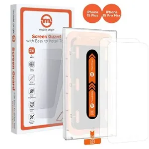 Mobile Origin Orange Screen Guard iPhone 15 Pro Max/15 Plus 2 ks s aplikátorom #8134543