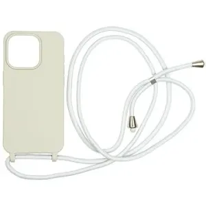 Mobile Origin Lanyard Case Light Grey iPhone 15 Pro