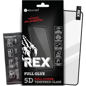 Ochranné sklo Sturdo Rex Motorola Moto G14, celotvárové - čierne