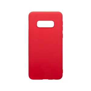 Samsung Galaxy S10e červené gumené puzdro, matné