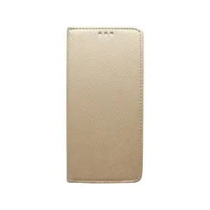 Knižkové puzdro Samsung Galaxy A80 zlaté, vzorované