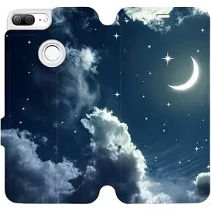 Flipové puzdro na mobil Honor 9 Lite – V145P Nočná obloha s mesiacom