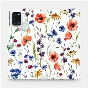 Flip puzdro na mobil Samsung Galaxy A21S – MP04S Lúčne kvety