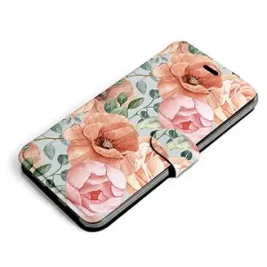 Mobiwear Flip puzdro na Samsung Galaxy A22 5G – MP02S Pastelové kvety
