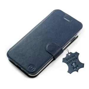 Mobiwear Kožené flip puzdro na Samsung Galaxy S22 – Modré – L_NBS
