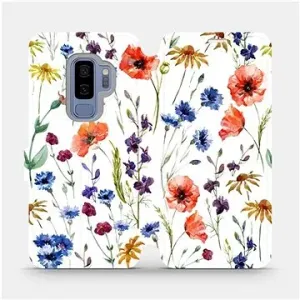 Flip puzdro na mobil Samsung Galaxy S9 Plus – MP04S Lúčne kvety