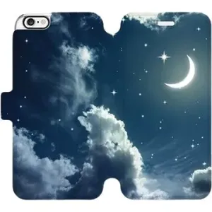 Flipové puzdro na mobil Apple iPhone 6/iPhone 6s – V145P Nočná obloha s mesiacom