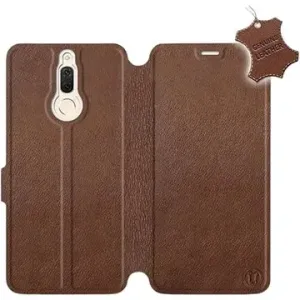 Flip puzdro na mobil Huawei Mate 10 Lite – Hnedé – kožené – Brown Leather