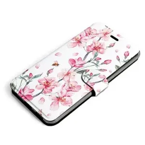 Mobiwear Flip puzdro na Xiaomi Redmi 10 – M124S Ružové kvety