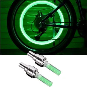 Led osvetlenie na bicykle-Zelená KP26838