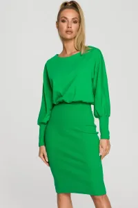 Zelené midi šaty M690 #3501529