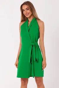 Zelené zavinovacie mini šaty M747 #6319627