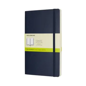 MOLESKINE Zápisník mäkký čistý modrý L (192 strán)
