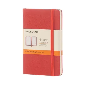 MOLESKINE Zápisník tvrdý linajkovaný oranžový S (192 strán)