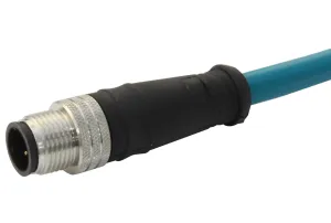 Molex 120108-0039 Sensor Cord, 4P M12 Plug-Plug, 8M