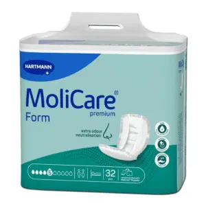 MoliCare Premium Form 5 kvapiek vkladacie plienky, savosť 1662 ml, 1x32 ks