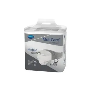 Molicare Premium Mobile 10 kvapiek XL nohavičky inkontinenčné plienkové, sivé, 130-170 cm, 2757 ml, 1x14 ks