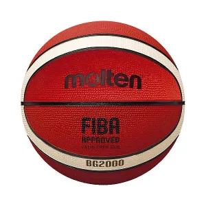 Molten BG 2000 Basketbalová lopta, hnedá, veľkosť
