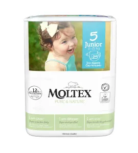 Moltex Pure & Nature Plienky Moltex Pure & Natu re Junior 11-16 kg (25 ks)