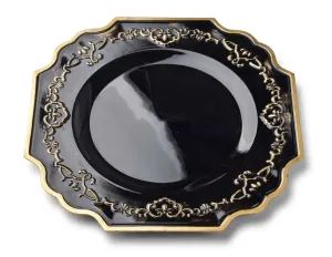 Dekoratívny tanier Blanche Colours XXXVII 33 cm čierny