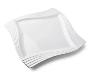 Plytký porcelánový tanier BASIC 32,5 cm biely