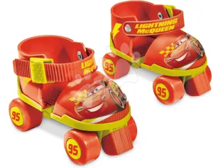 Mondo detské 4-kolieskové korčule Autá s chráničmi, veľkosť 22-29 28105 červené