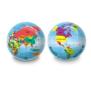 Mondo gumová lopta Mapa sveta 23 cm 6456 #7384989