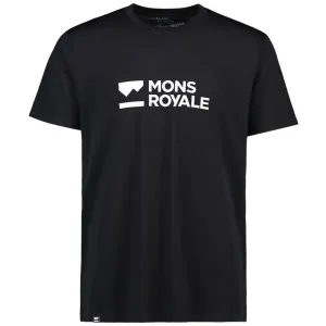 MONS ROYALE ICON Pánske funkčné tričko z Merina, čierna, veľkosť #5495860